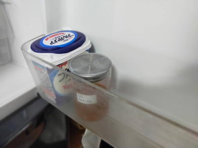 Combucha in refrigerator